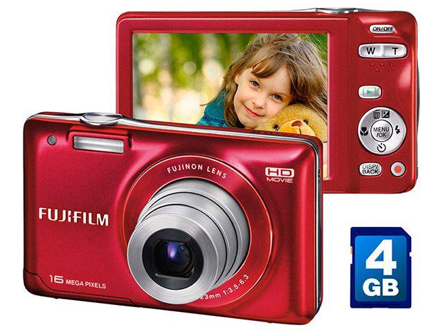 Câmera Digital Fujifilm Finepix JX580 16MP LCD 3” - Zoom Óptico 5x